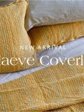 Maeve Textured Coverlet by Morrow Soft Goods